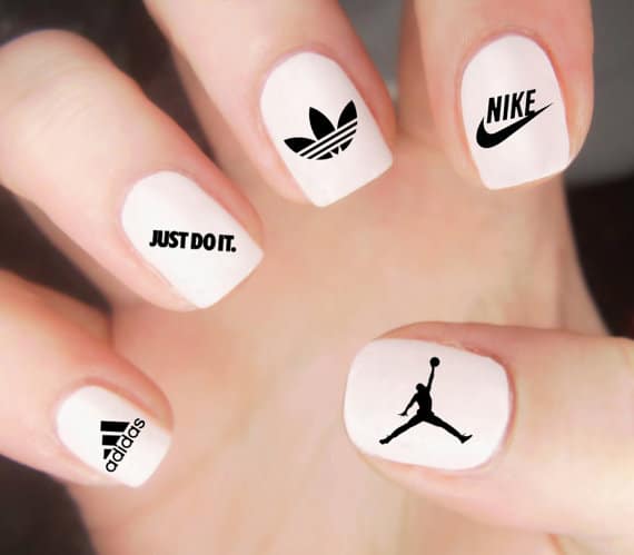 manicure logo nails - sport