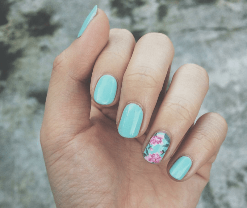 nail art con decorazione