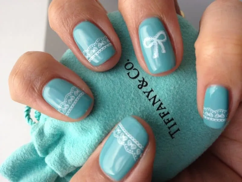 Unghie Color Tiffany. Unghie Color Tiffany.