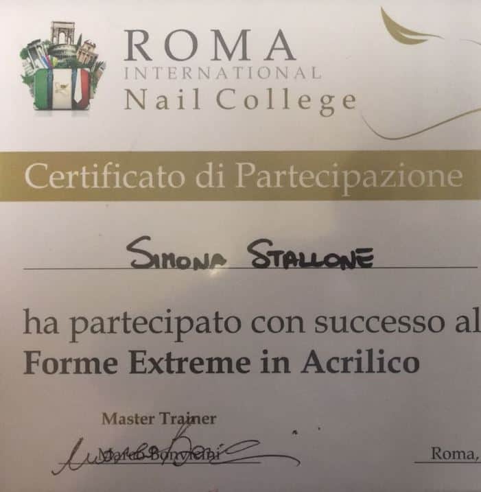 Corso Forme Extreme in Acrilico - Roma International Nail College