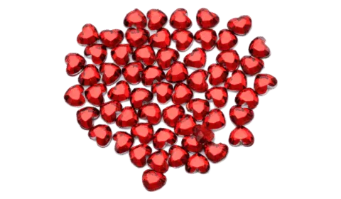 strass heart
