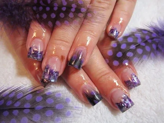 french viola con piume