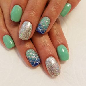 gel unghie effetto sirena