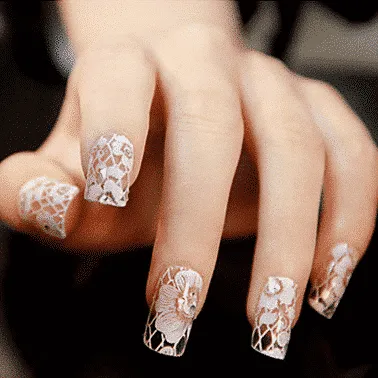 nail art trasparente