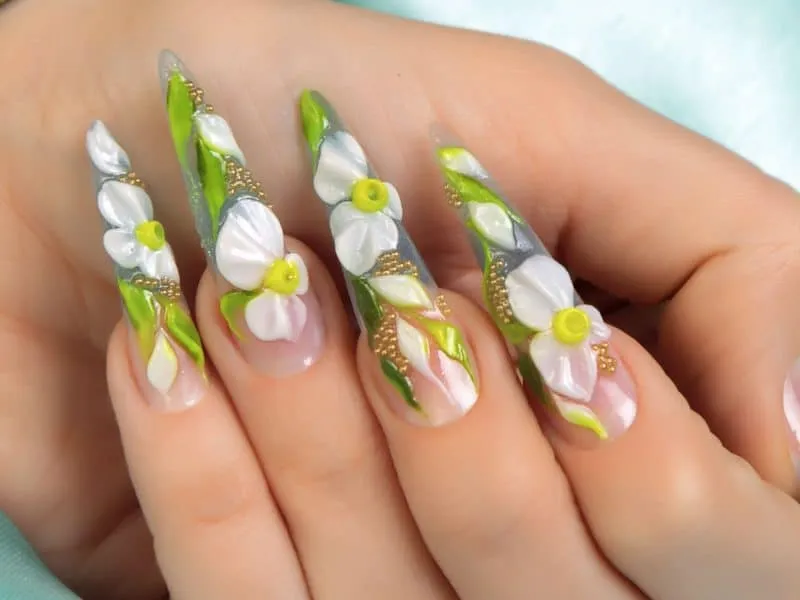 micropittura fiori