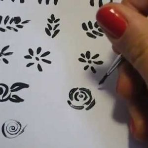nail art micropittura