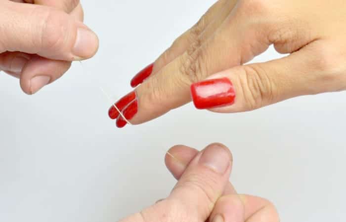 rimozione acrilico unghie